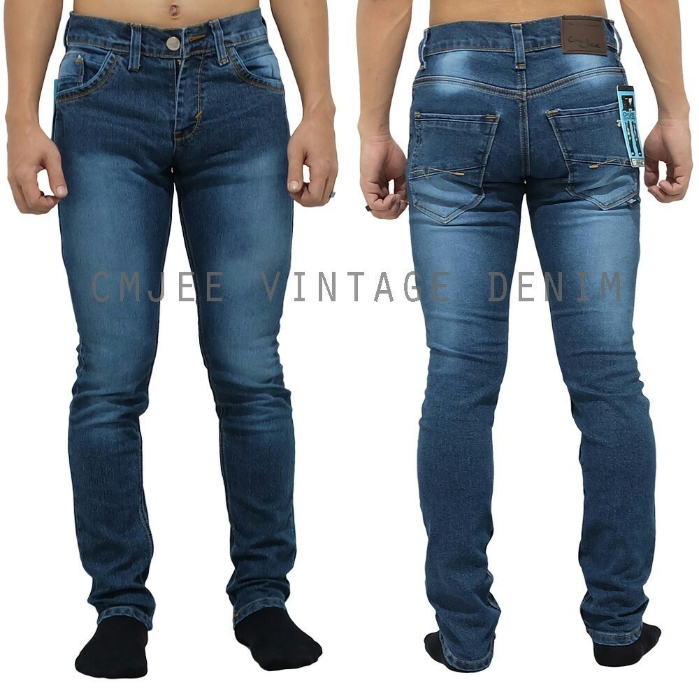CELANA JEANS SKINNY PRIA CMJEE - CELANA PENSIL PRIA