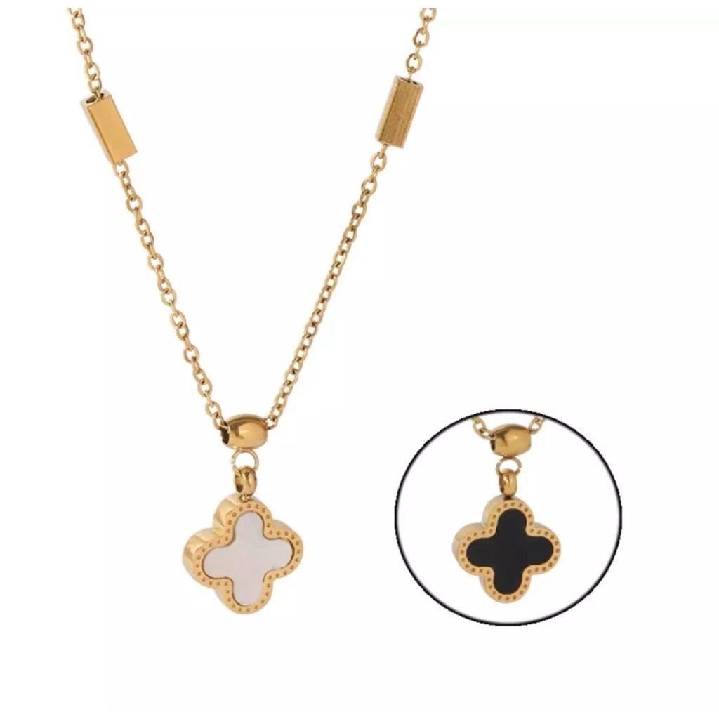 Kalung Titanium Anti Karat Wanita Ori/Kalung Titanium Gold/Kalung Titanium Asli  Anti Luntur/Kalung Titanium Terbaru Korean Style Import High Quality 2022