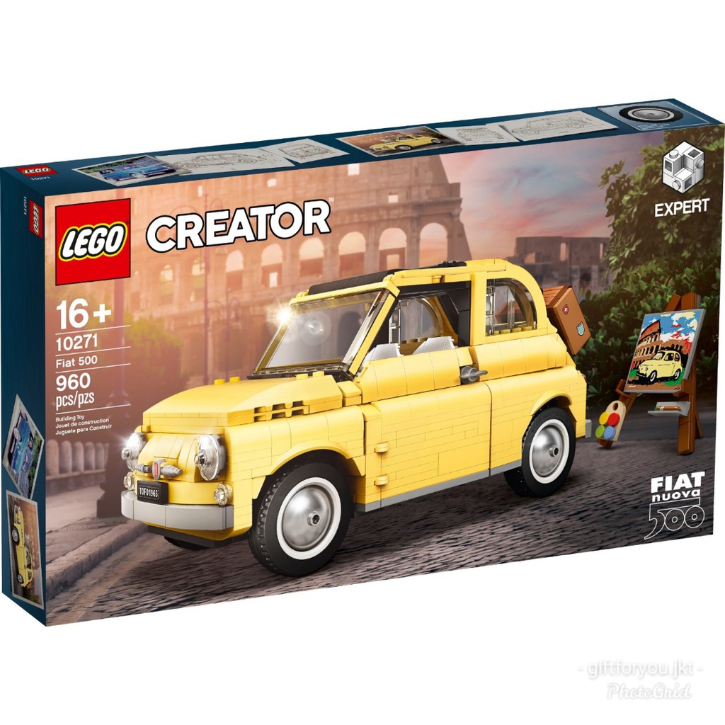 Lego Creator Mainan Bricks Best Seller Original Mobil Fiat 500 Limited No. 10271