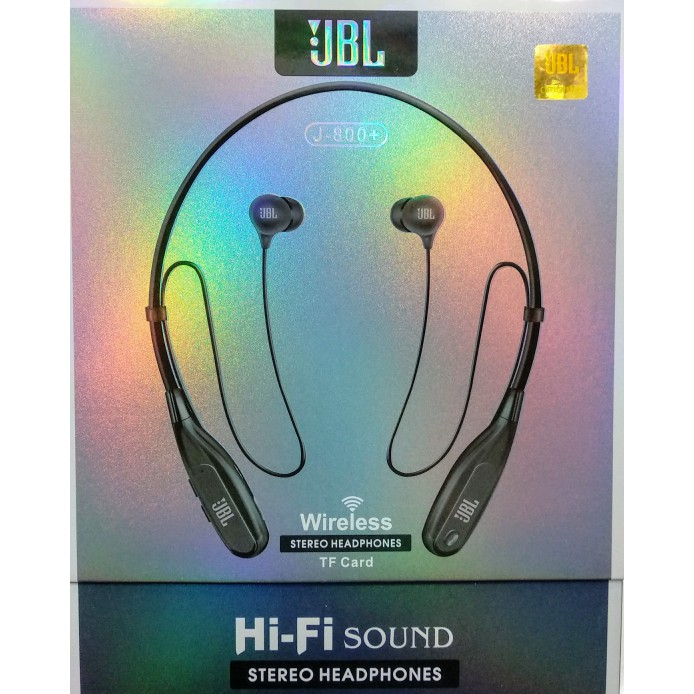 Earphone Bluetooth - Audio - Earphone Handset Earphone Handfree Bluetooth Jbl J800+ Original - Hitam