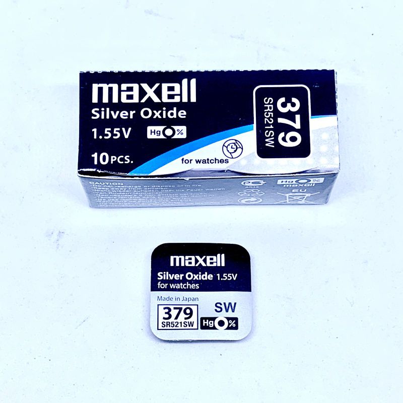 BATERAI MAXELL SR521SW 379 ORIGINAL BATRAI JAM TANGAN SR521 AG0 LR63