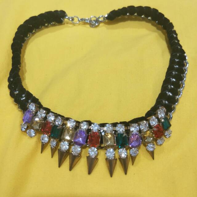 Kalung batu permata asli kalimantan