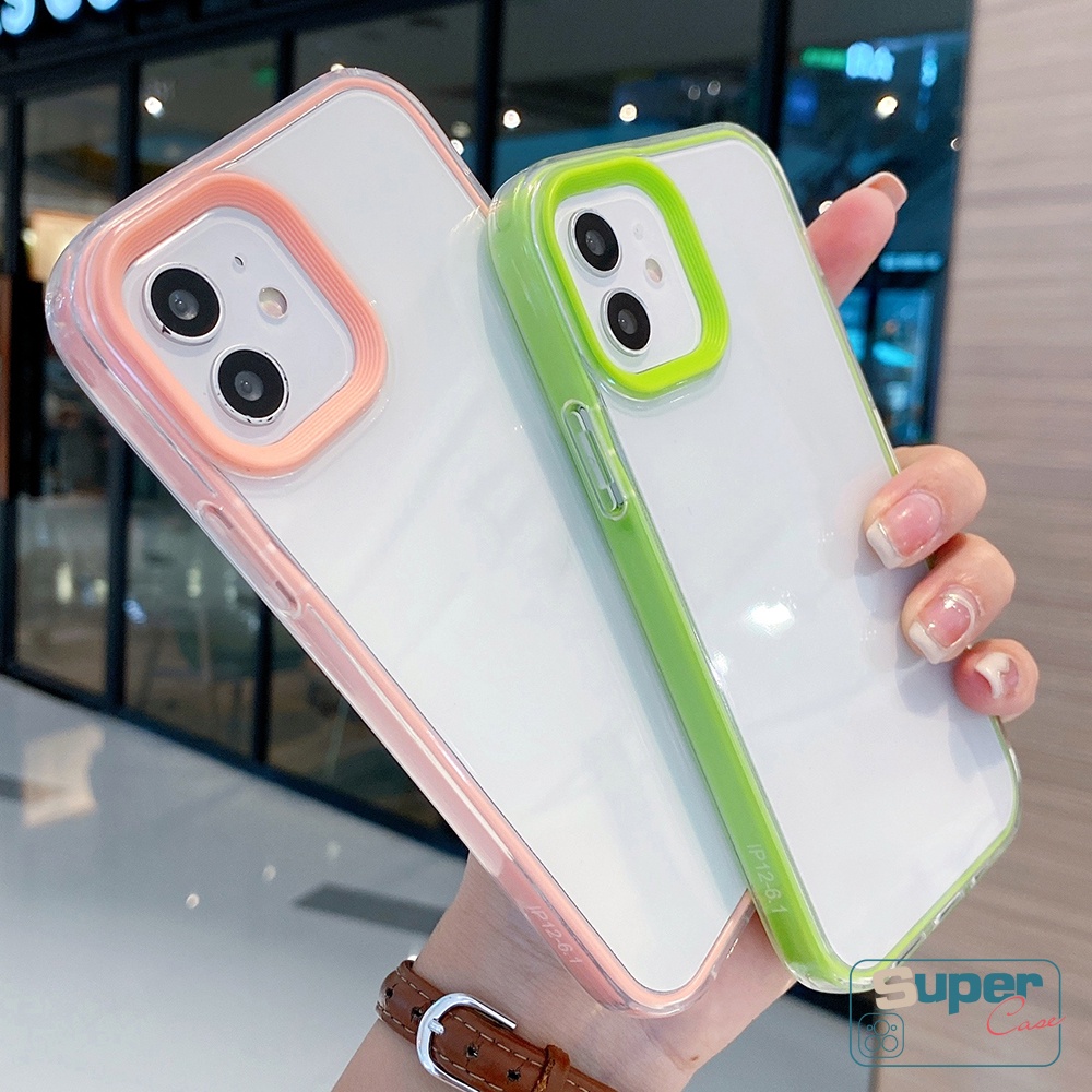 Casing Soft Case TPU Transparan 3 Lapis Bumper Karet Untuk Samsung A50 A30s A03 A50s A20 A30 A70 A02 A71 M02