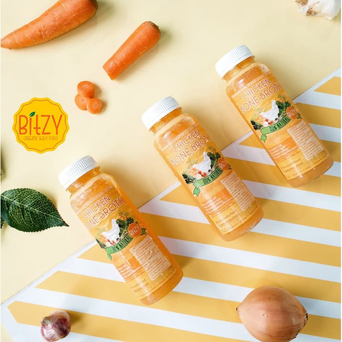 

kaldu ayam kampung organik chicken stock boneborth makanan bayi asi