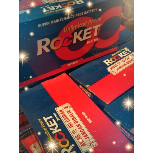 accu kering N120 Rocket SMF korea 12v 120ah