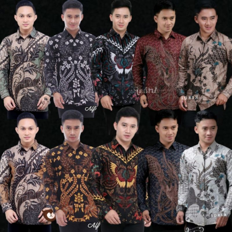 Kemeja baju batik pria seragama(TERMURAH)