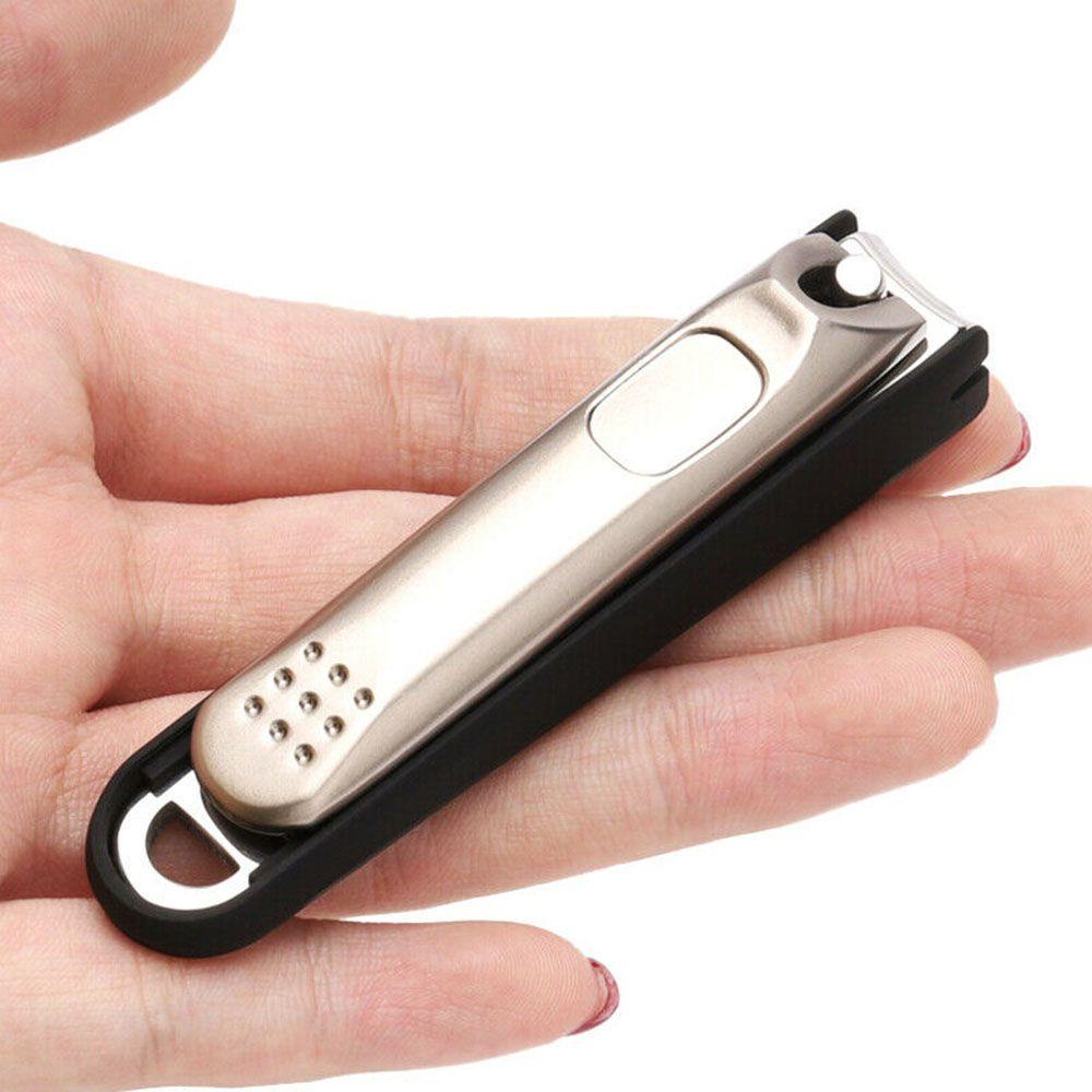 Preva Gunting Kuku Anti Percikan Fashion Nail Manicure Tools Portable Stainless Steel