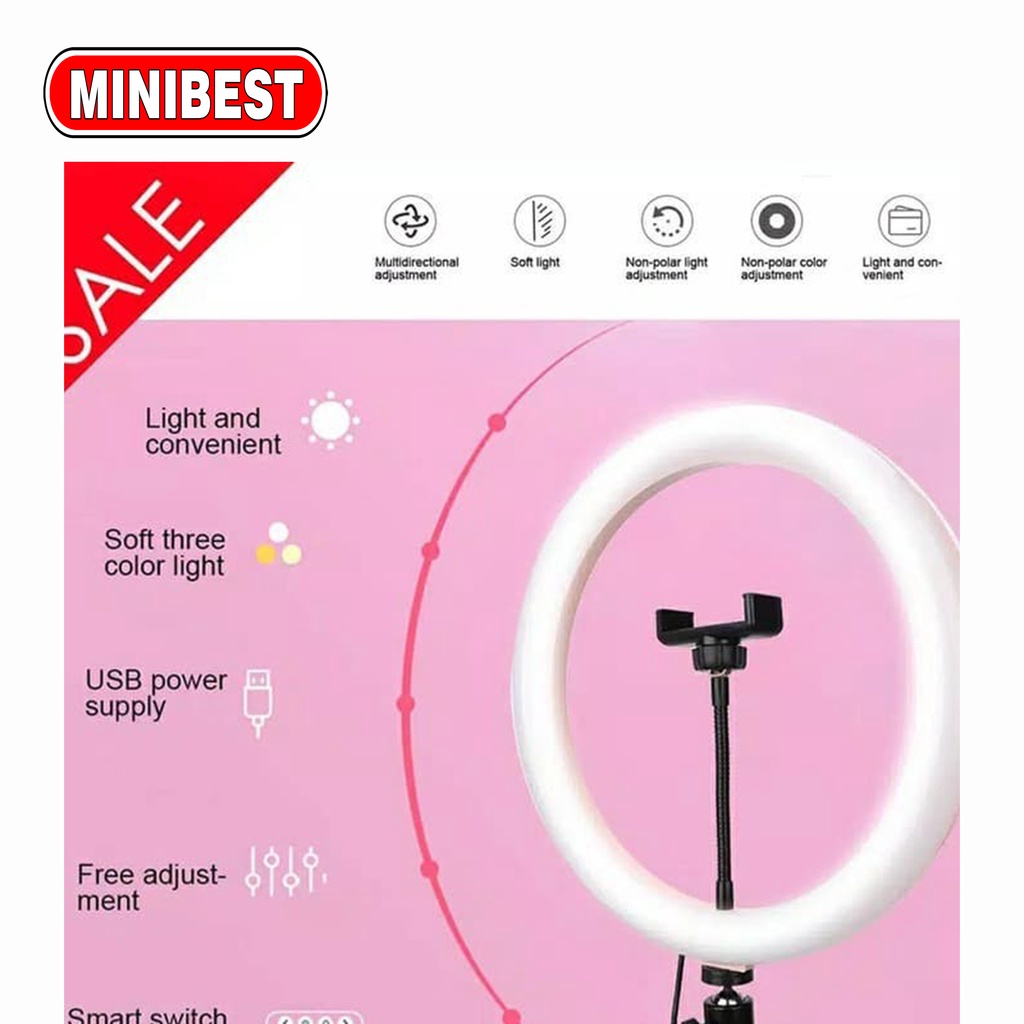 [MB] 33CM Ring Light Selfie LED 13Inc LED Photo Studio Selfie Camera