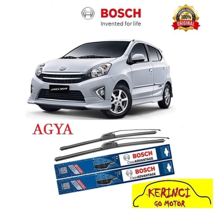 WIPER BOSCH TOYOTA AGYA 20&quot; &amp; 14&quot; SEPASANG WIPER PISANG TOYOTA BOSCH