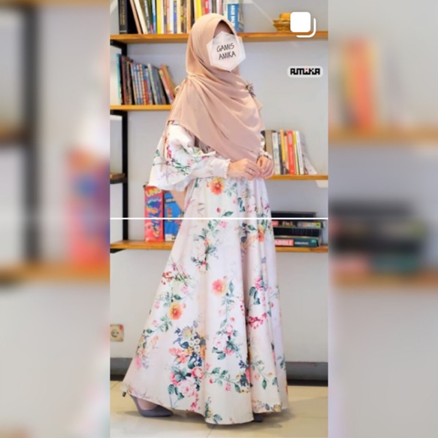 Elmira Dress Gamis Amika