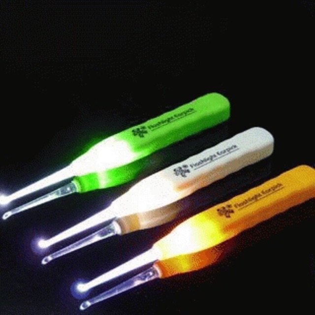 ✿ELYSABETHME✿ Ear pick korek earpick kuping lampu LED pembersih telinga dengan lampu
