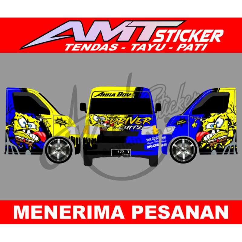 [Terlaris] Stiker Decal Cabin Grandmax Full Promo