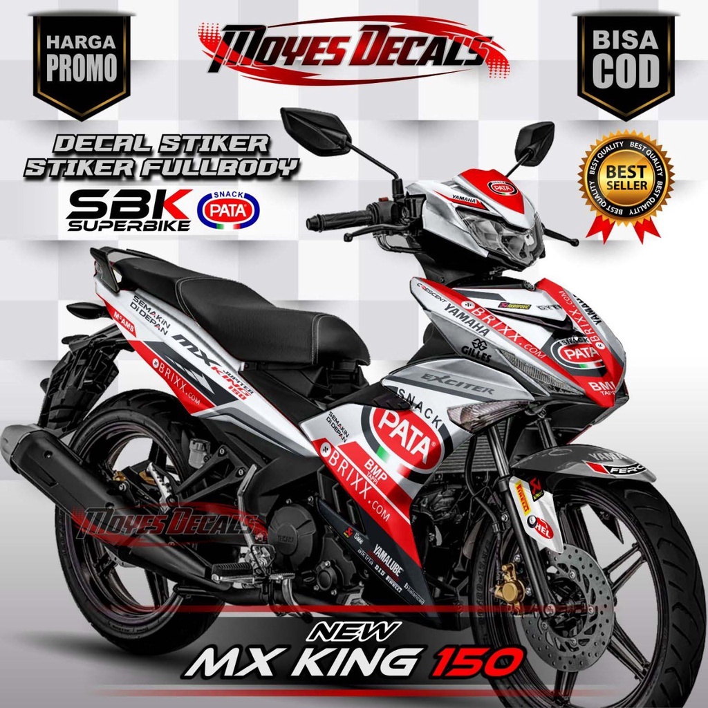 COD Sticker decal jupiter mx king, Striping jupiter mx king , Sticker new jupiter mx king PATA Moto3