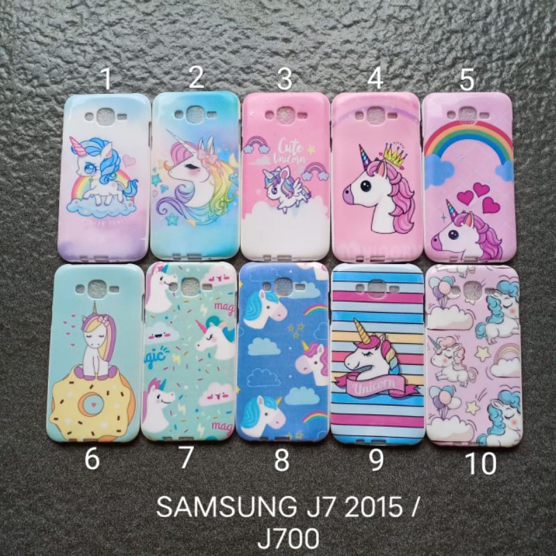 Case gambar Samsung J7 . J700 . J7 2015 . J7 core motif cewek ( 2 motif ) soft softcase softshell silikon cover casing kesing housing