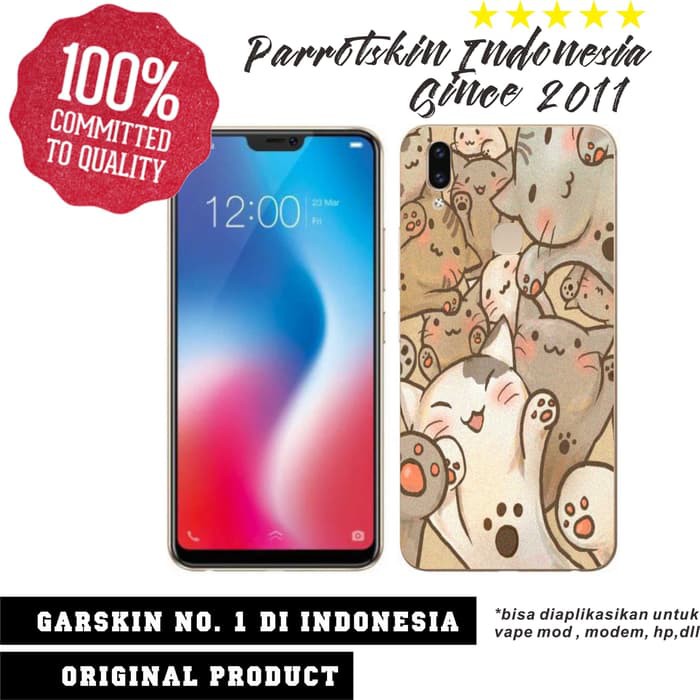 Garskin Skin Vivo V9 cat case lovers Bisa custom