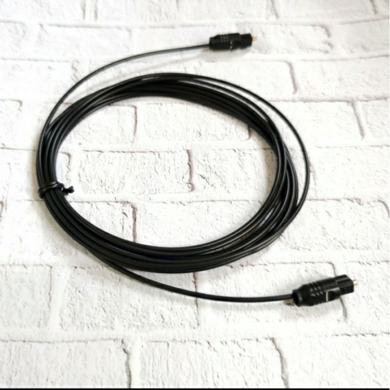 SKU-1253 KABEL AUDIO FIBER OPTIC SPDIF TOSLINK 3 METER 3M STANDART