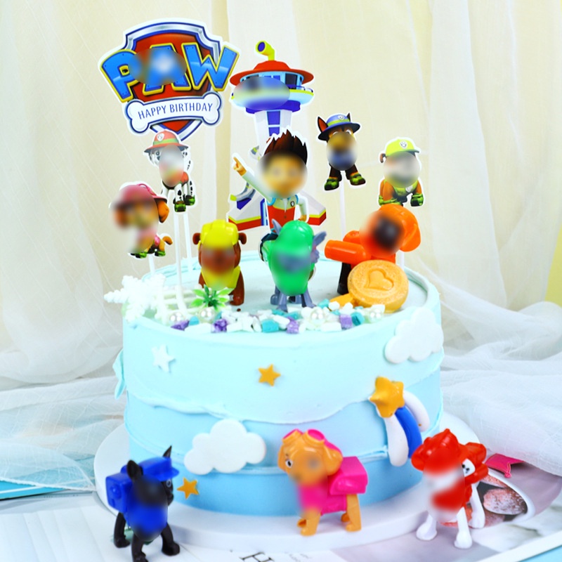 Toys Cake Topper 1set mobil