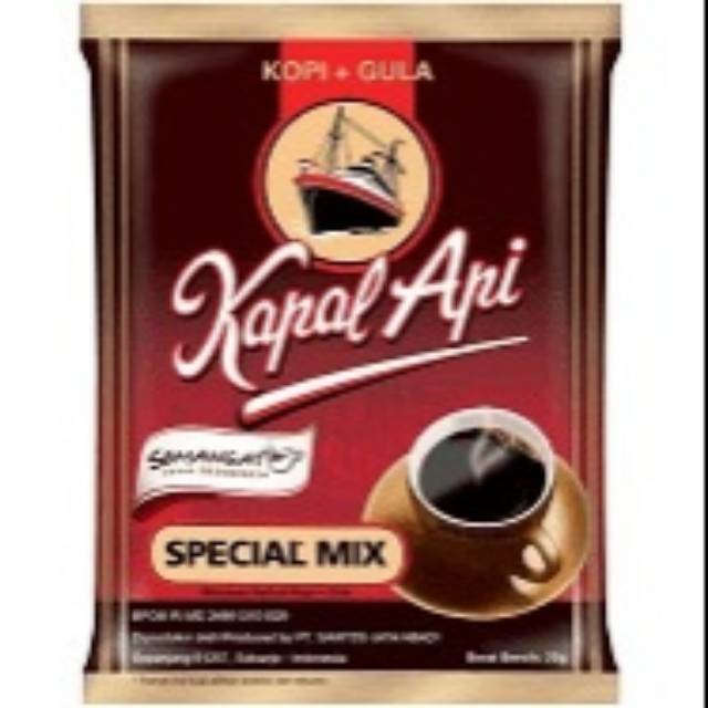 

Kopi / Kopi Kapal Api Spesial Mix / Kopi+Gula