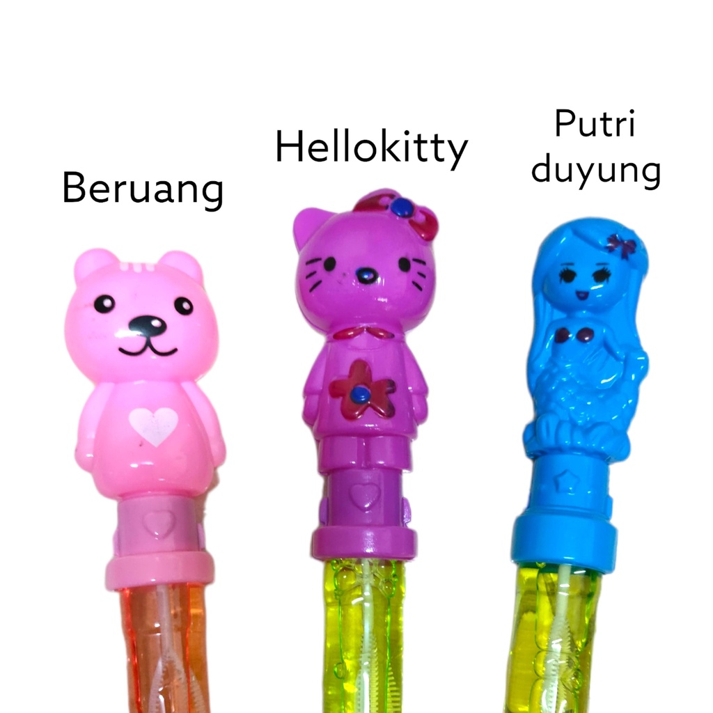 Mainan Bubble Stick Karakter - Panjang 37cm 5 Shot