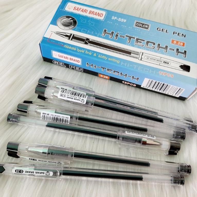 

TERPOPULER Bulpen Hitech-H Safari Pen Gel Bolpoin (1pak = 12pcs) ✯ 861