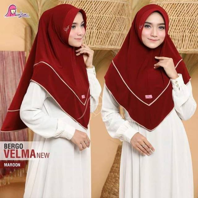 Jilbab hijab bergo kerudung dewasa miulan | bergo VELMA NEW miulan | miulan hijab | hijab instant