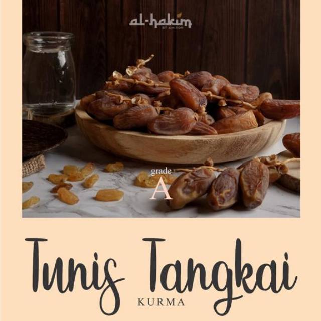 

KURMA TUNIS TANGKAI 500 GRAM. GRADE A ~ ORIGINAL MADINAH