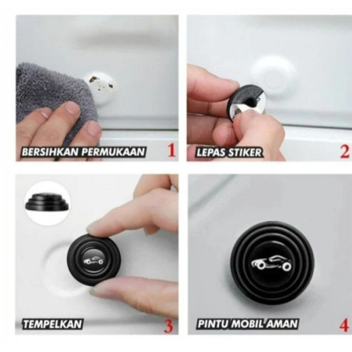 Car Door Shock Absorber Isi 4Pcs - Peredam Suara Pintu Mobil