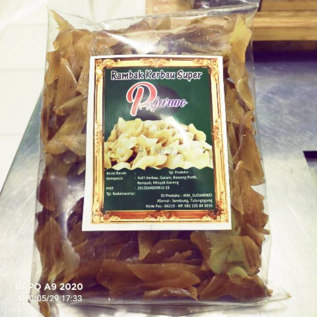 

Krecek rambak kerbau 500gr