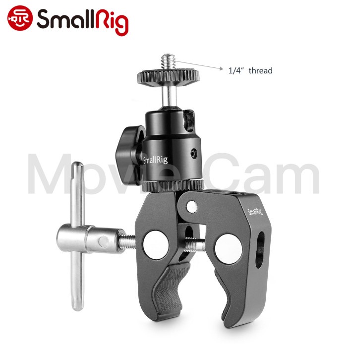 sale SmallRig Clamp Mount V1 with Ballhead Mount and CoolClamp - 1124 Berkualitas