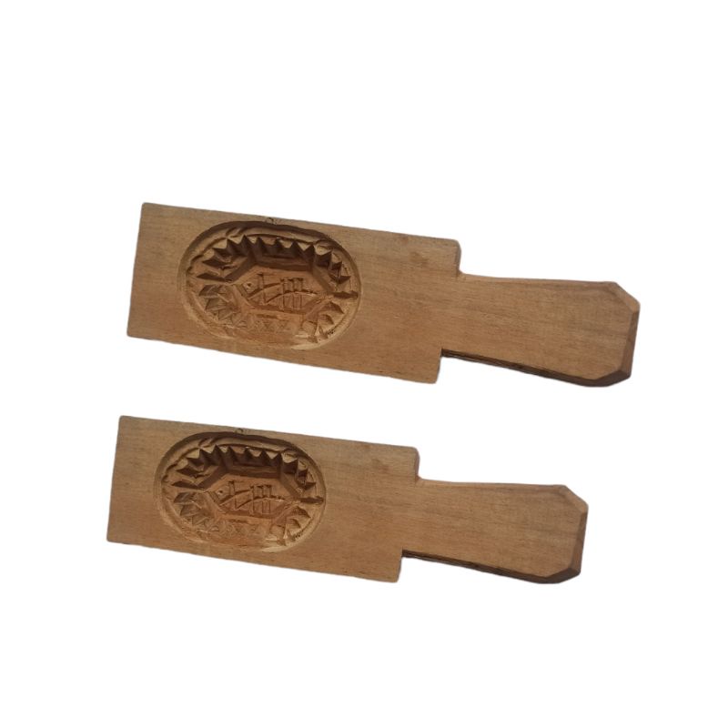 Cetakan Kue Ku Kayu Cetakan Kue Tok Kayu 1 Lubang