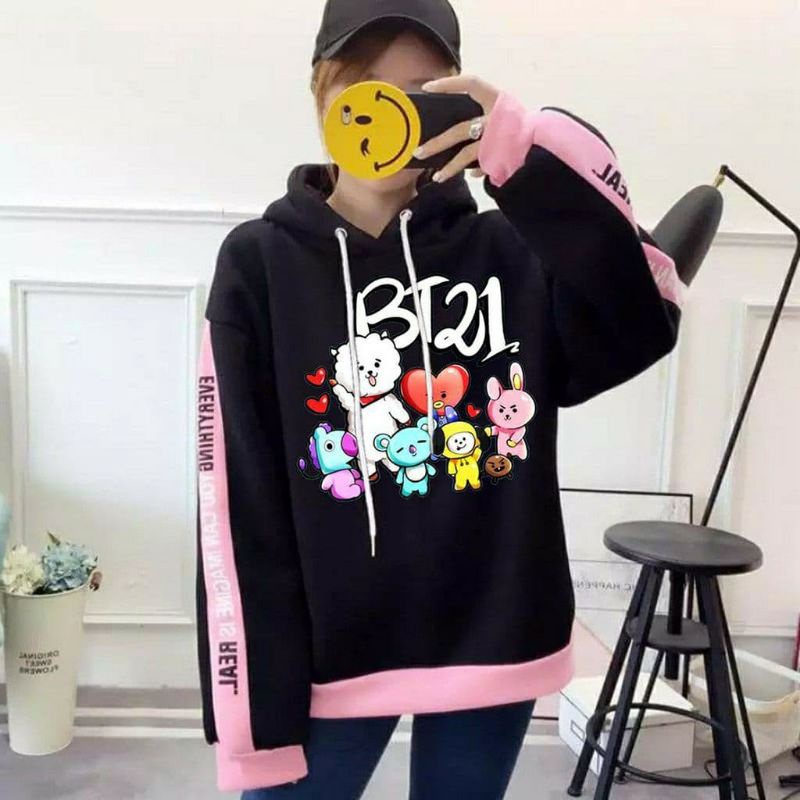 [BISA COD] Hoodie BT21 baju BT21 kaos boneka BT21