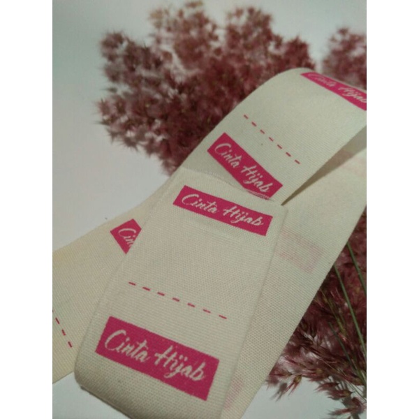 

Label pita katun 3cm