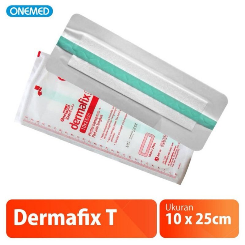 PLESTER DERMAFIX Transparan 10cm × 25cm / Harga per Lembar