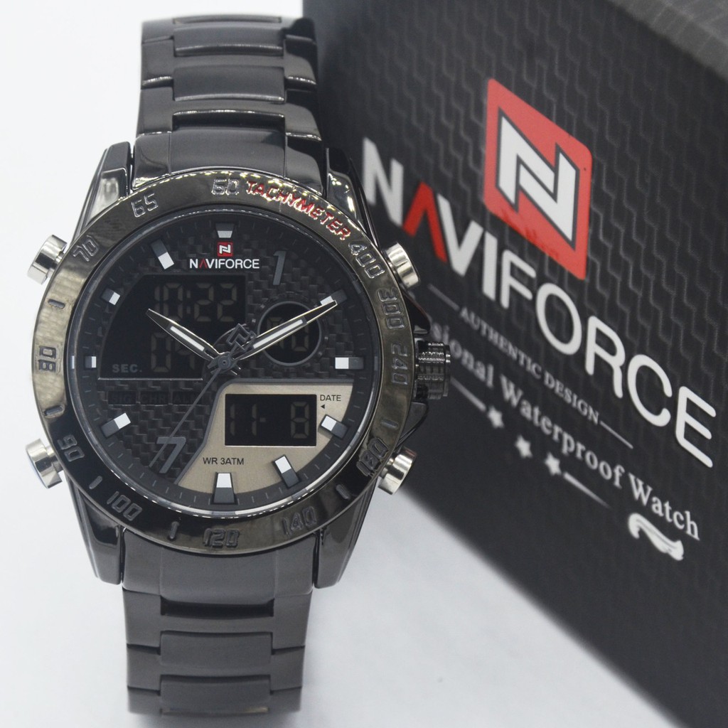 Jam Tangan Naviforce NF9171 Black Original