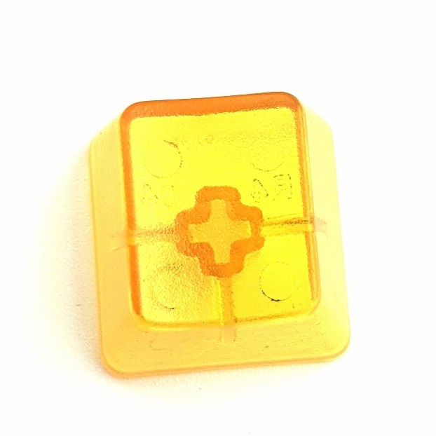 Keycap CLV 1U yellow polos blank replacement keyboard button tombol