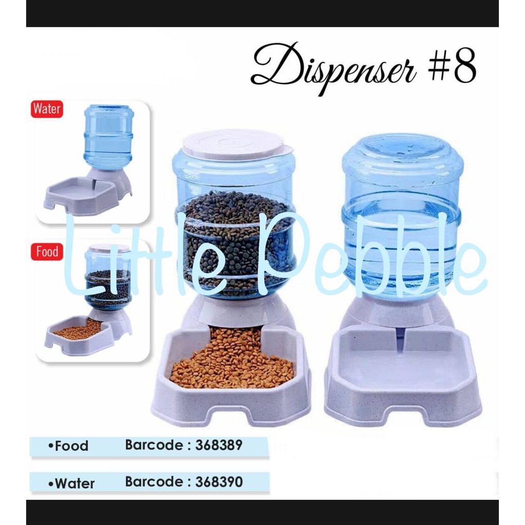 Pet Dispenser 8 Tempat Makan Minum Hewan Anjing Kucing