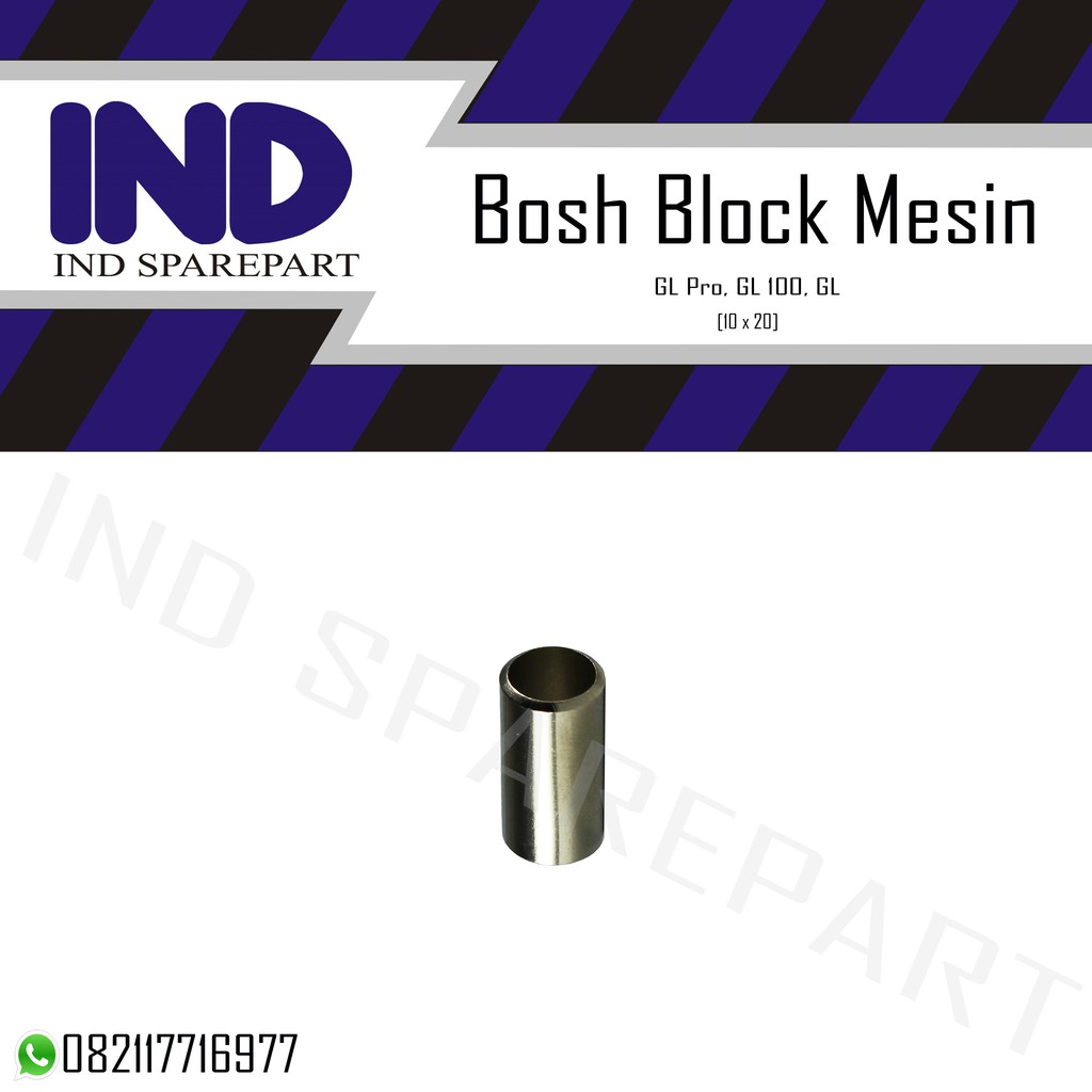 Bosh/Bos Blok/Block Mesin GL Pro &amp; GL &amp; GL 100 10x20 Mm