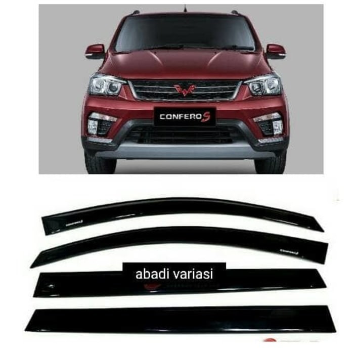 Terlaris Talang Air Wuling Confero S Model Slim Aksesoris Eksterior Mobil