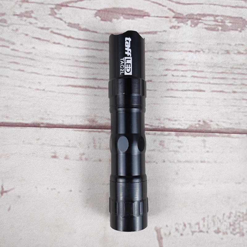 TaffLED Police Senter LED Flashlight Waterproof 3W - TAC 2L - Black