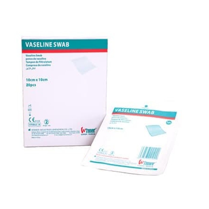 Vaseline Swab 10cm x 10cm
