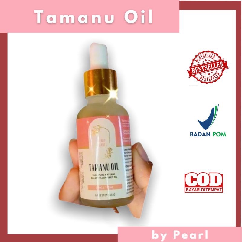 [READY] TAMANU OIL BY PERLEBEAUTY PEARLBEAUTY [READY] Tamanu oil perle beauty pearlbeautys / Minyak totol jerawat / pencerah stertch mark PERLE BEAUTE