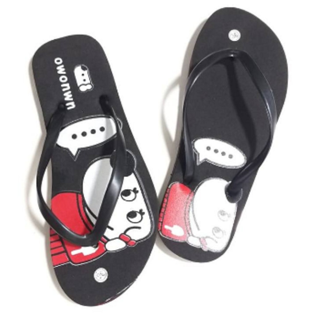 Sandal jepit wanita motif Snoopy