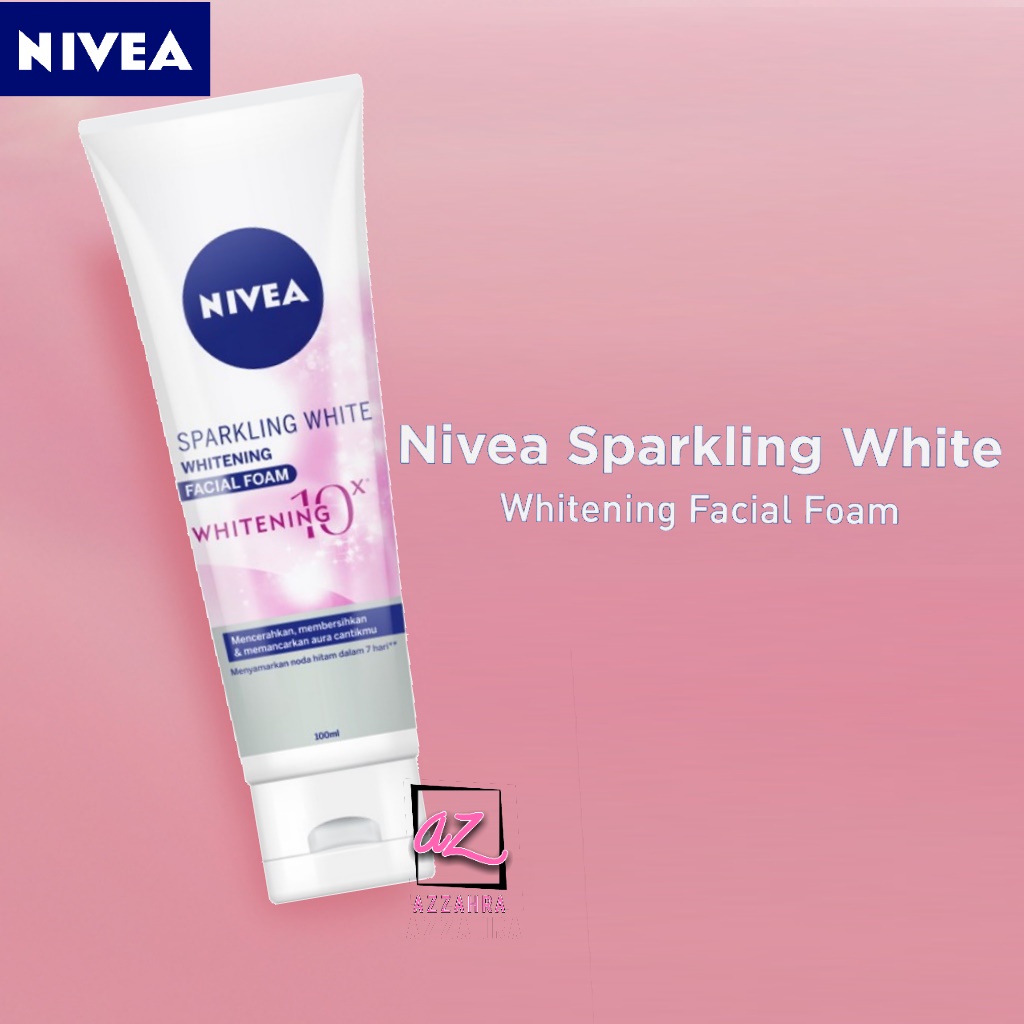 NIVEA Sparkling White Whitening Facial Foam 50gr / 100gr