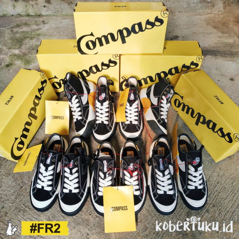 Sepatu Compass X Fxxking Rabbits Fr2 V1 Versi Indonesia High Low Shopee Indonesia