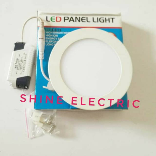 Lampu Panel LED Inbow 9W Bulat Putih Downlight 9watt 9 w 9 watt Down light Tipis