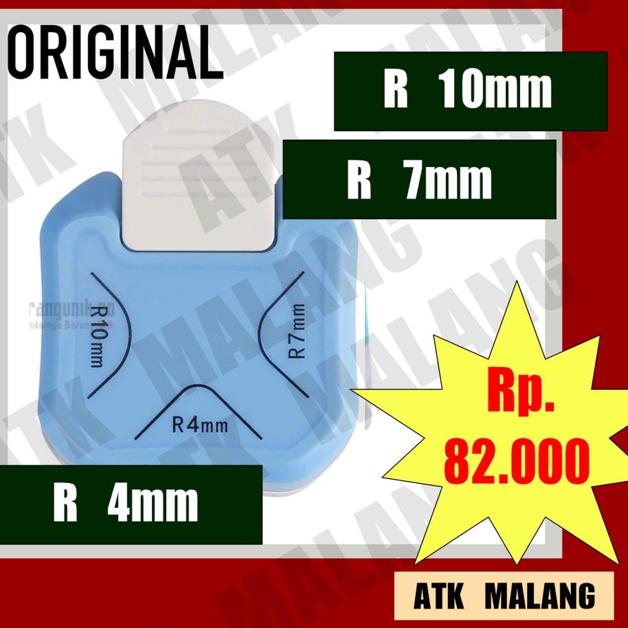 TERBARU Round Corner Punch Trimmer Cutter Pemotong Siku Kertas Corner Punch untuk Foto Kartu Pemoton