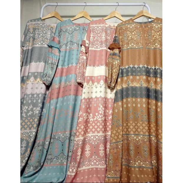 Gamis Bianca M/L/XL/XXL Gamis Seragam Mewah Gamis Pesta High Quality