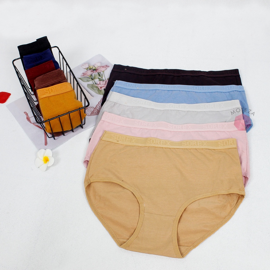 BISA PILIH WARNA Sorex Celana Dalam Wanita - CD 0839 - Midi Panty - Comfort Fit - M - XXL