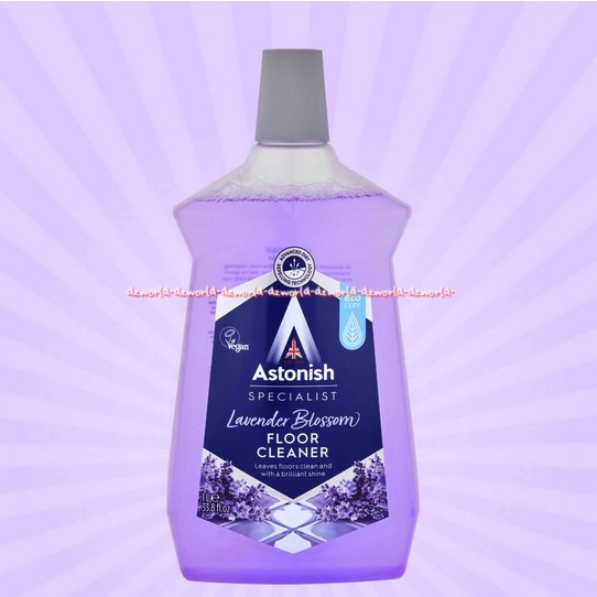 Astonish Floor Cleaner Lavender Blossom 1L Cairan Pembersih Lantai Ungu Purple Astonih Lafender Floors Cleanser