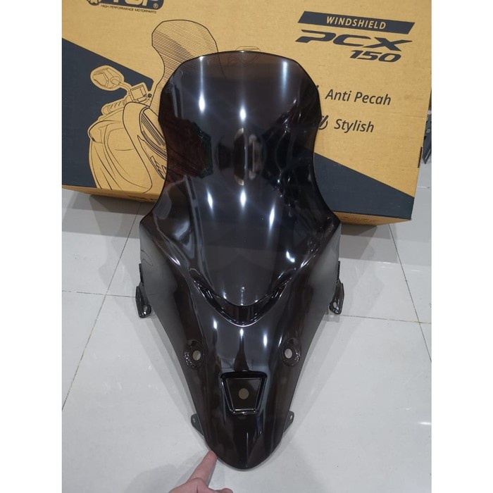 WINDSHIELD WINSIL VISOR PCX 150 TINGGI 67 CM TGP PARTS ORIGINAL TDR WINSILD PELINDUNG ANGIN TINGGI AKSESORIS SPAREPART MOTOR PCX 150